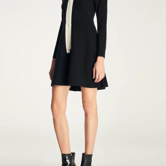 Brand new Forever 21 Black Knitted long Sleeves Sweater Dress , With Tag - Picture 6 of 7